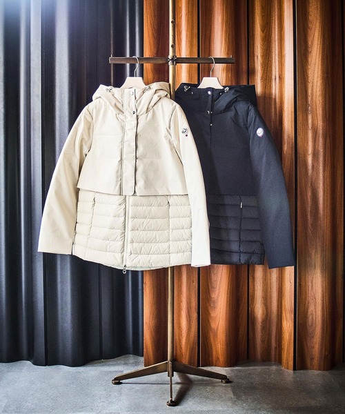 CAPEHORN（ケープホーン）の「(CAPE HORN)CASABLANCA（ダウンジャケット/コート・レディース・ホワイト/ブラック・M/S）」の3枚目の写真