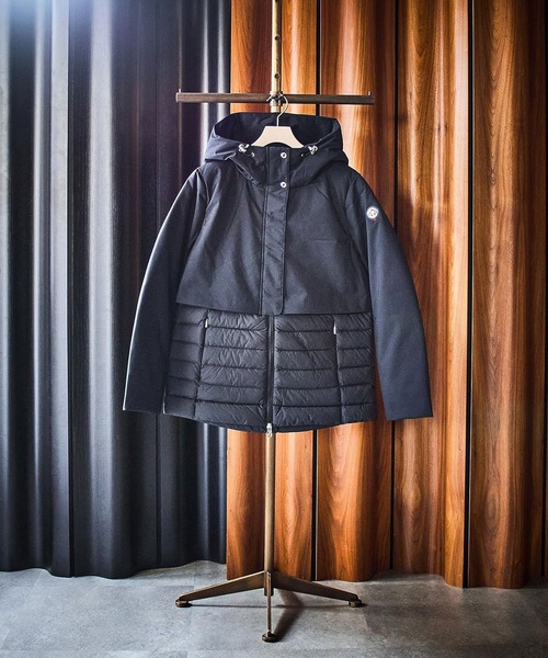 CAPEHORN（ケープホーン）の「(CAPE HORN)CASABLANCA（ダウンジャケット/コート・レディース・ホワイト/ブラック・M/S）」の5枚目の写真