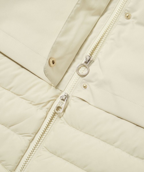 CAPEHORN（ケープホーン）の「(CAPE HORN)CASABLANCA（ダウンジャケット/コート・レディース・ホワイト/ブラック・M/S）」の12枚目の写真