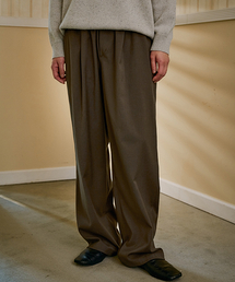 MALEN（マレン）の「ユニセックス テーパードパンツ ブラウン（スラックス）」