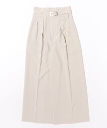 ベルト付ハイウエストワイドパンツ