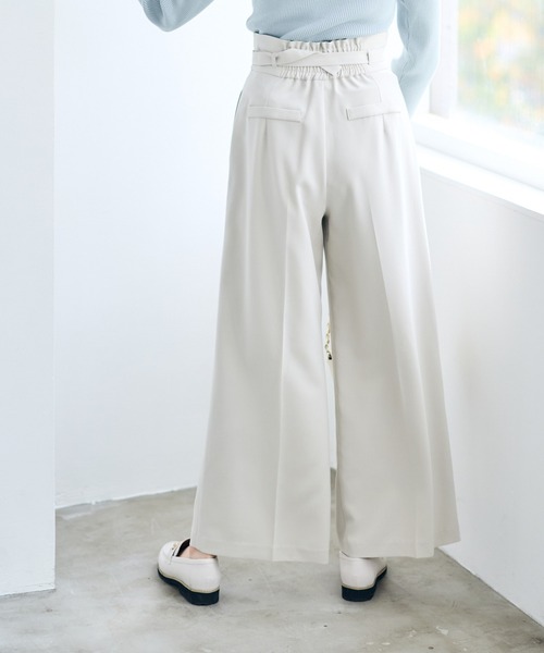 12Twelve Agenda(トゥエルブ アジェンダ)の「ベルト付ハイウエストワイドパンツ(その他パンツ・レディース・グレー/チャコールグレー/ベージュ・M/S)」の21枚目の写真