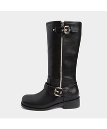 AVISPA（アビスパ）の「Dayton Dayton Biker Long Boots_B500_1colors_4cm（ブーツ・レディース）」