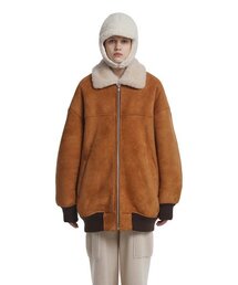TRUNK PROJECT（トランクプロジェクト）の「Shearling Bomber Jacket_Brown（ムートンコート）」