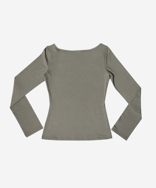 DARLING, YOU'RE BAD(ダーリンユーアーバッド)の「UNZIPPED LOGO T-SHIRT (Cursive ver.) #KHAKI(Tシャツ/カットソー・レディース・その他・FREE)」の3枚目の写真