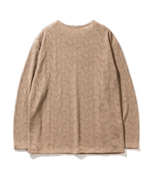 VASTIC(バスティック)の「コムブパターンニット_ベージュ(ニット/セーター・メンズ・その他・LARGE/MEDIUM)」の3枚目の写真
