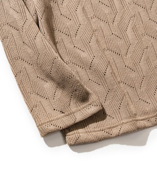 VASTIC(バスティック)の「コムブパターンニット_ベージュ(ニット/セーター・メンズ・その他・LARGE/MEDIUM)」の5枚目の写真