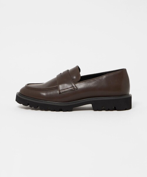 BEAUTY&YOUTH UNITED ARROWS（ビューティーアンドユースユナイテッドアローズ）の「レザーライク コインローファー（ローファー・レディース・ブラック/モカ・25cm/24.5cm/24cm/23.5cm/23cm）」の2枚目の写真