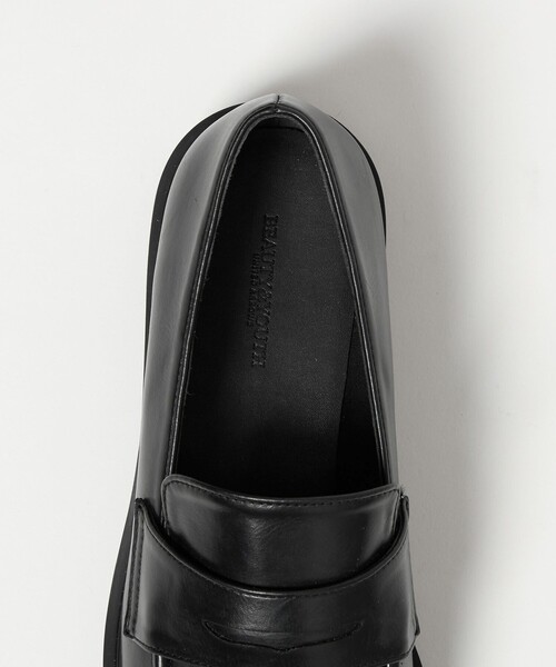 BEAUTY&YOUTH UNITED ARROWS(ビューティーアンドユースユナイテッドアローズ)の「レザーライク コインローファー(ローファー・レディース・ブラック・25cm/24.5cm/24cm/23.5cm/23cm)」の9枚目の写真