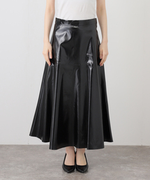saqui（サキ）の「SAQUI サキ PATENT FLARED スカート 25FW42（スカート・レディース）」