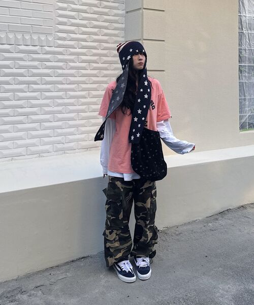 mydeepbluememories(マイディープブルーメモリーズ)の「(PT) MM WIDE MULTI CARGO PANTS(CAMO)(その他パンツ・レディース・デザートカモ・FREE)」の5枚目の写真