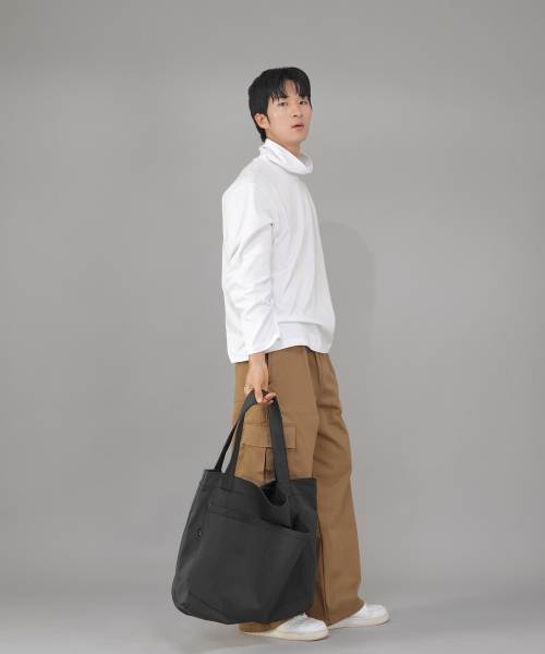SAINTCREW(セントクルー)の「メガビッグサイズペンタゴンエコバッグ MBE-141 ダークグレー BKS(エコバッグ/サブバッグ・メンズ・その他・フリー)」の7枚目の写真