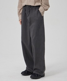 MAKEITTO（メイキット）の「BIO WASHING ワイド綿スパンパンツ_GRAY（その他パンツ）」