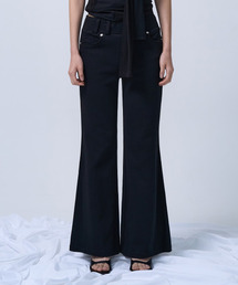 ZIZEMUSEUM（ジゼミュージアム）の「BOOTS CUT SWEAT PANTS (BLACK)（スウェットパンツ）」