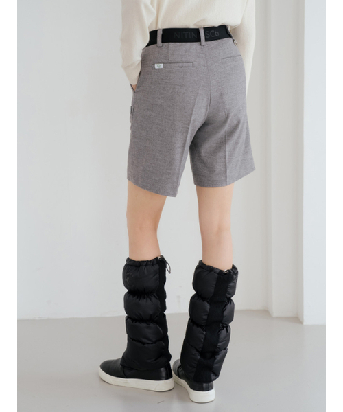 NITINA(ニティナ)の「ウールブレンドクラシックハーフパンツ L/GR(スラックス・レディース・ライトグレー・SMALL/MEDIUM/LARGE)」の4枚目の写真