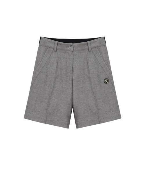 NITINA(ニティナ)の「ウールブレンドクラシックハーフパンツ L/GR(スラックス・レディース・ライトグレー・SMALL/MEDIUM/LARGE)」の8枚目の写真