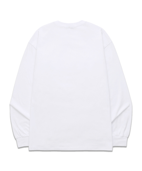 OUSE(オウズ)の「ウェザーエモティコン ロングスリーブ (DLS002) ホワイト(Tシャツ/カットソー・レディース・その他・SMALL/MEDIUM/X-LARGE/XX-LARGE/LARGE)」の2枚目の写真