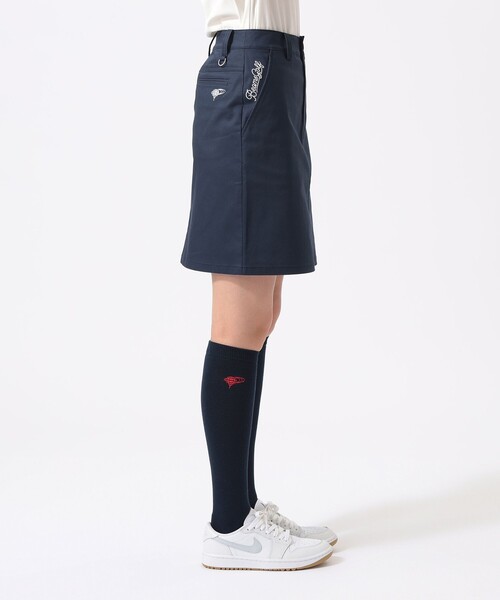 BEAMS GOLF(ビームスゴルフ)の「ORANGE LABEL / USシリーズ SQR ストレッチ タイトスカート(スカート・レディース・ネイビー/ホワイト/ブラック・X-SMALL/LARGE/MEDIUM/SMALL)」の12枚目の写真