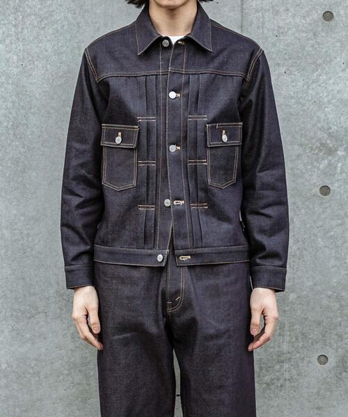 URBAN RESEARCH（アーバンリサーチ）の「SHIOTA　スーピマDENIM JACKET#BEN（デニムジャケット・メンズ・インディゴブルー・SMALL/MEDIUM/LARGE/X-LARGE）」の14枚目の写真