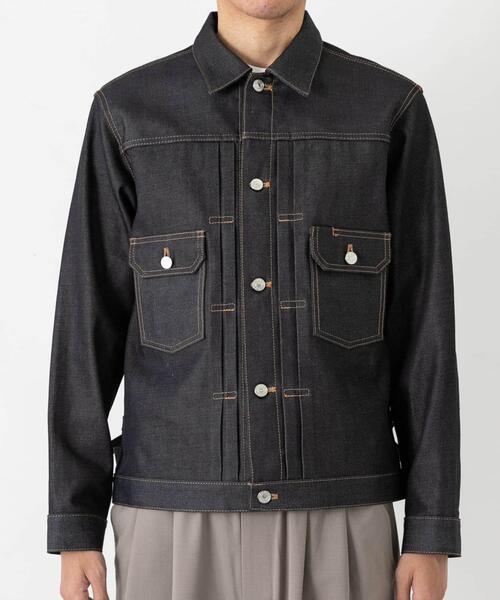 URBAN RESEARCH（アーバンリサーチ）の「SHIOTA　スーピマDENIM JACKET#BEN（デニムジャケット・メンズ・インディゴブルー・SMALL/MEDIUM/LARGE/X-LARGE）」の2枚目の写真
