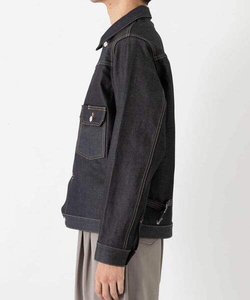 URBAN RESEARCH（アーバンリサーチ）の「SHIOTA　スーピマDENIM JACKET#BEN（デニムジャケット・メンズ・インディゴブルー・SMALL/MEDIUM/LARGE/X-LARGE）」の3枚目の写真