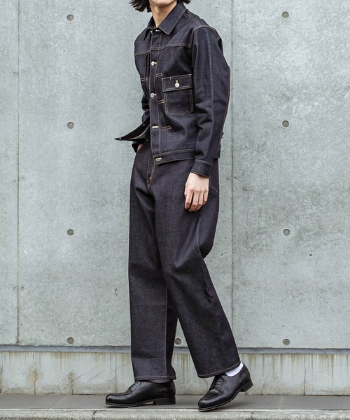 URBAN RESEARCH（アーバンリサーチ）の「SHIOTA　スーピマDENIM JACKET#BEN（デニムジャケット・メンズ・インディゴブルー・SMALL/MEDIUM/LARGE/X-LARGE）」の6枚目の写真