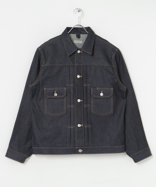 URBAN RESEARCH（アーバンリサーチ）の「SHIOTA　スーピマDENIM JACKET#BEN（デニムジャケット・メンズ・インディゴブルー・SMALL/MEDIUM/LARGE/X-LARGE）」の7枚目の写真