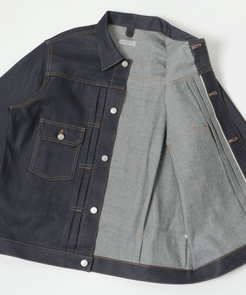 URBAN RESEARCH（アーバンリサーチ）の「SHIOTA　スーピマDENIM JACKET#BEN（デニムジャケット・メンズ・インディゴブルー・SMALL/MEDIUM/LARGE/X-LARGE）」の9枚目の写真