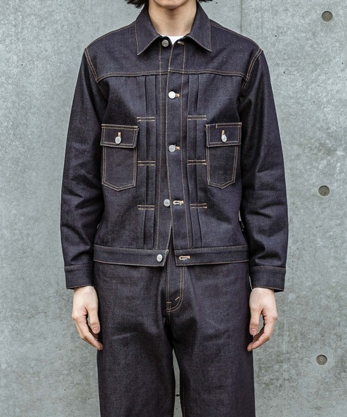 URBAN RESEARCH（アーバンリサーチ）の「SHIOTA　スーピマDENIM JACKET#BEN（デニムジャケット・メンズ・インディゴブルー・SMALL/MEDIUM/LARGE/X-LARGE）」の4枚目の写真