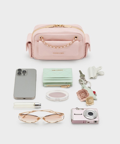 Duo ドゥオ キルトクロスボディーバッグ（ショルダーバッグ）｜CHARLES