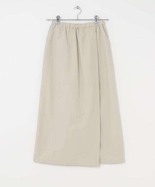 EKAL(エカル)の「『UR TECH』ナイロンタッサ-ラップ風スカート(スカート・レディース・ネイビー/ベージュ/イエロー/ライトブルー・ONE)」の7枚目の写真