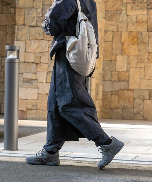 EKAL(エカル)の「『UR TECH』ナイロンタッサ-ラップ風スカート(スカート・レディース・ネイビー/ベージュ/イエロー/ライトブルー・ONE)」の18枚目の写真