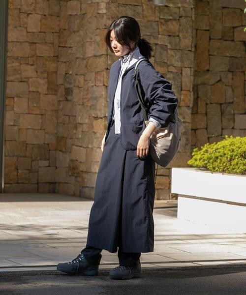 EKAL(エカル)の「『UR TECH』ナイロンタッサ-ラップ風スカート(スカート・レディース・ネイビー/ベージュ/イエロー/ライトブルー・ONE)」の19枚目の写真