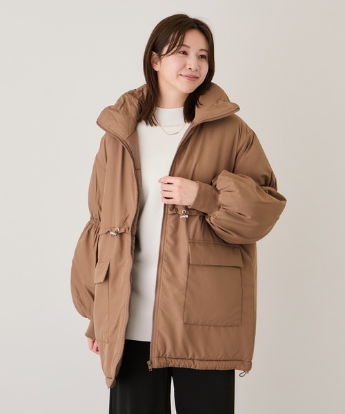 Jayro(ジャイロ)の「中綿ドロストコート(その他アウター・レディース・オフホワイト/カーキ/ブラック・M)」の21枚目の写真