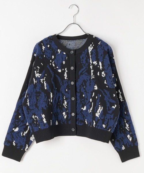 PAGEBOY（ページボーイ）の「3Dモザイクカーディガン（カーディガン/ボレロ・レディース・ブラック/オフホワイト/ブルー・FREE）」の10枚目の写真