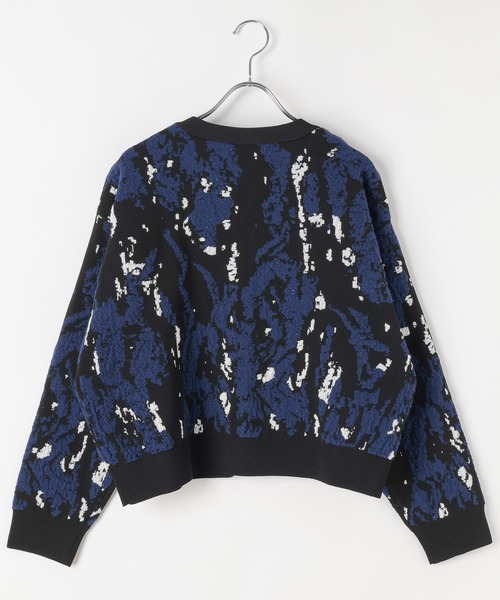 PAGEBOY（ページボーイ）の「3Dモザイクカーディガン（カーディガン/ボレロ・レディース・ブラック/オフホワイト/ブルー・FREE）」の9枚目の写真
