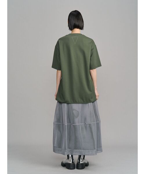 UN3D.（アンスリード）の「DOUBLE FACE MESH COCOON SK / ダブルフェイスメッシュコクーンスカート（スカート・レディース・グレー/ホワイト/ブラック・36/38）」の11枚目の写真