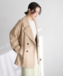 Andemiu（アンデミュウ）の「トレンチハーフコート636639（トレンチコート）」