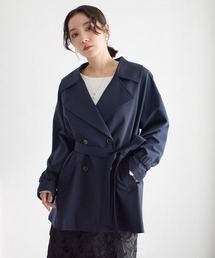 Andemiu | トレンチハーフコート636639(トレンチコート)