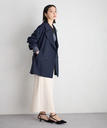 Andemiu（アンデミュウ）の「トレンチハーフコート636639（トレンチコート）」