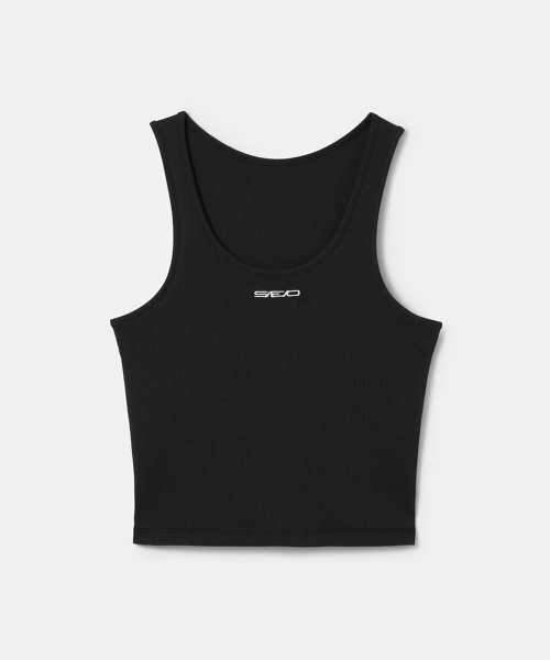 s/e/o(エスイーオー)の「BASIC U-NECK SLEEVELESS_BLACK(Tシャツ/カットソー・レディース・その他・FREE)」の1枚目の写真