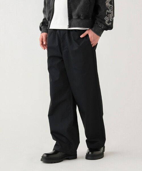 BEAMS HEART（ビームスハート）の「GMS ワーク ワイドストレート イージーパンツ（チノパンツ・メンズ・ダークグリーン/ブラック/ベージュ・SMALL/MEDIUM/LARGE）」の10枚目の写真