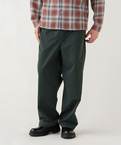 BEAMS HEART（ビームスハート）の「GMS ワーク ワイドストレート イージーパンツ（チノパンツ・メンズ・ダークグリーン/ブラック/ベージュ・SMALL/MEDIUM/LARGE）」の5枚目の写真