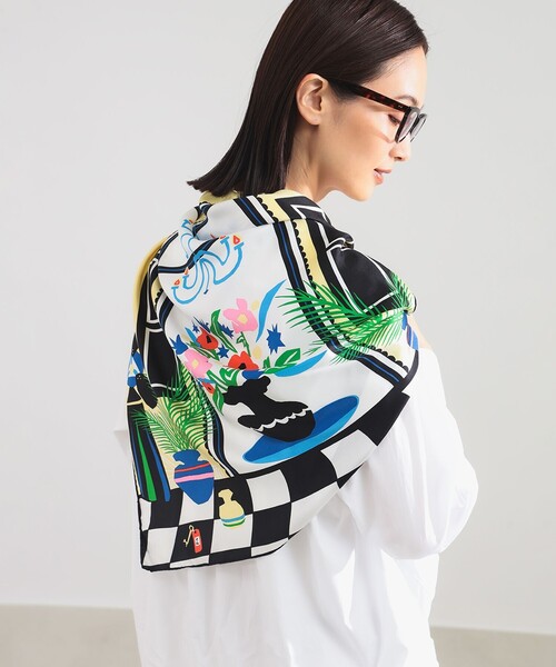 manipuri（マニプリ）の「manipuri / シャングリラ スカーフ（ストール/ショール・レディース・イエロー・ONE SIZE）」の2枚目の写真