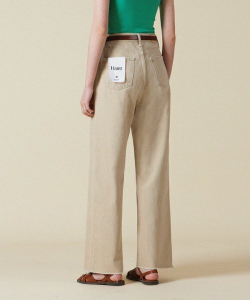 HAINT（ヘイント）の「ポールストレートカラーパンツ_BEIGE（その他パンツ・レディース・ベージュ・L）」の2枚目の写真