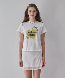RIBBON GRAPHIC T-SHIRT_2COLORS_IVORY