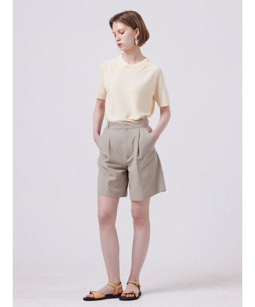 AYIHOLIC CASHMERE(アイホリックカシミア)の「リバーシブルカラー ポロニット(ニット/セーター・レディース・その他・FREE)」の2枚目の写真