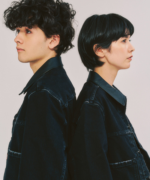 Levi's（リーバイス）の「Levi’s(リーバイス) 別注 2nd Type トラッカー ジャケット（デニムジャケット・メンズ・ブラック・XX-LARGE/X-LARGE/LARGE/MEDIUM/SMALL/X-SMALL）」の3枚目の写真