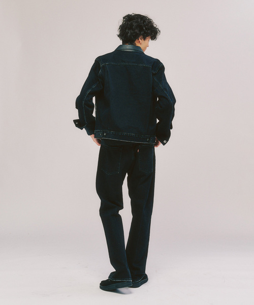 Levi's（リーバイス）の「Levi’s(リーバイス) 別注 2nd Type トラッカー ジャケット（デニムジャケット・メンズ・ブラック・XX-LARGE/X-LARGE/LARGE/MEDIUM/SMALL/X-SMALL）」の7枚目の写真