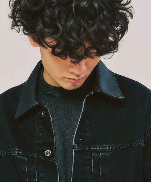 Levi's（リーバイス）の「Levi’s(リーバイス) 別注 2nd Type トラッカー ジャケット（デニムジャケット・メンズ・ブラック・XX-LARGE/X-LARGE/LARGE/MEDIUM/SMALL/X-SMALL）」の9枚目の写真
